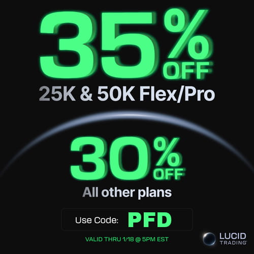 LucidTrading Coupon Code "PFD" – Secure 35% Off Flex & Pro Accounts in 2026